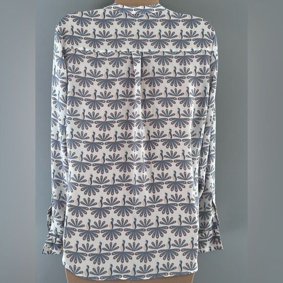 Express Women’s Peacock Blouse, size S - Picture 4 of 11